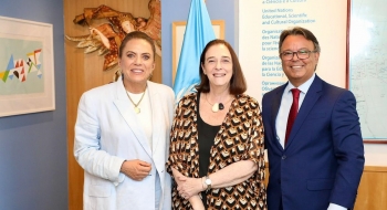Em Brasília, Gracinha Caiado discute acordo para ampliar parceria com Unesco